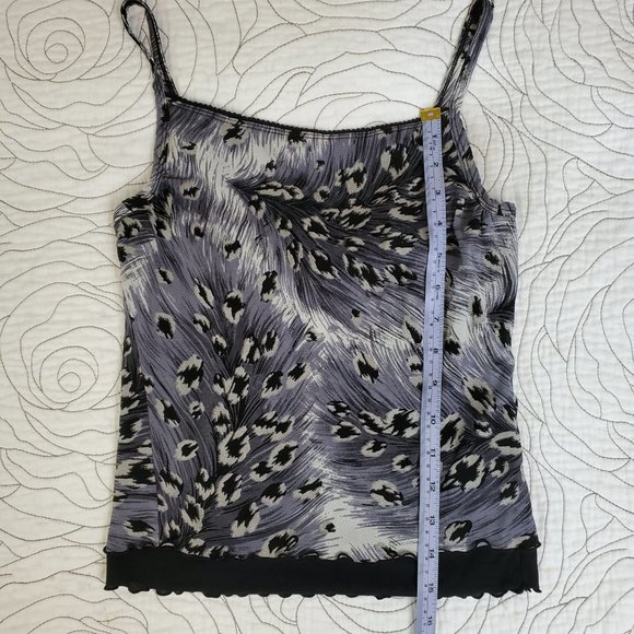 [S] Guess Animal Print Gray Tank Top - Picture 6 of 7